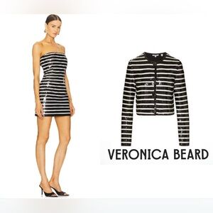 Veronica Beard (NWT $1,396) Mickey Jacket + Cala Dress Sz 8